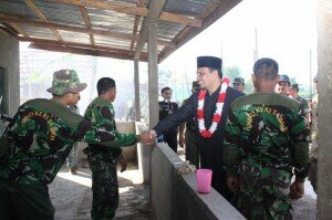 Wawako Ajak Warga Bulang Mendukung Penuh Program TMMD ft : Harianto