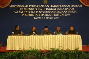 Pada sesi awal penyelenggaraan Musrenbang, f;der