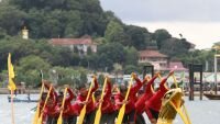 Masyarakat Antusias Ikuti Gerak Jalan Santai dan Sea Eagle Boat Race