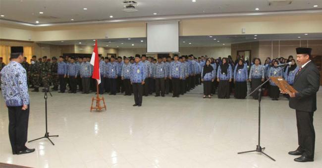 Meski di Dalam Ruangan, Upacara Hari Kesaktian Pancasila Tetap Khidmat