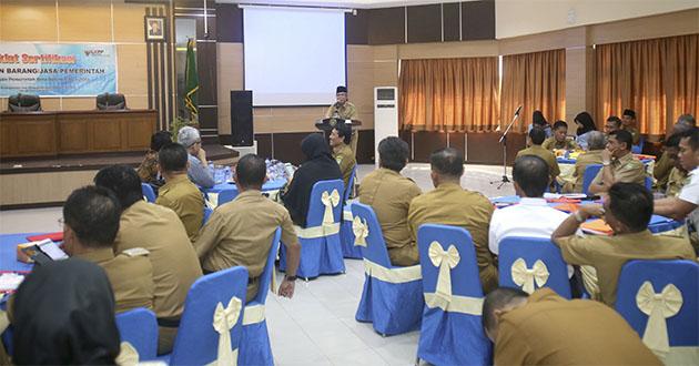 80 Pejabat Eselon III Ikut Sertifikasi Pengadaan Barang/Jasa