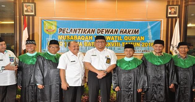 Dewan Hakim MTQ XXVIII Resmi Dilantik